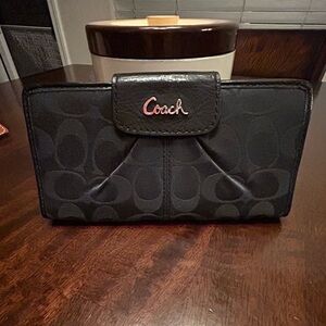 Coach Black Wallet